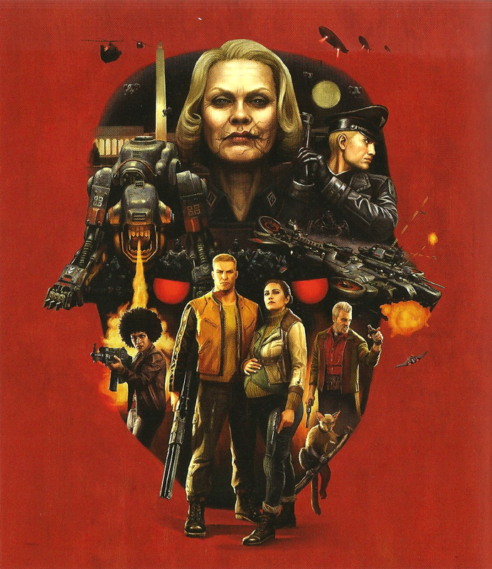 Inside Cover for Wolfenstein II: The New Colossus (Xbox One): left