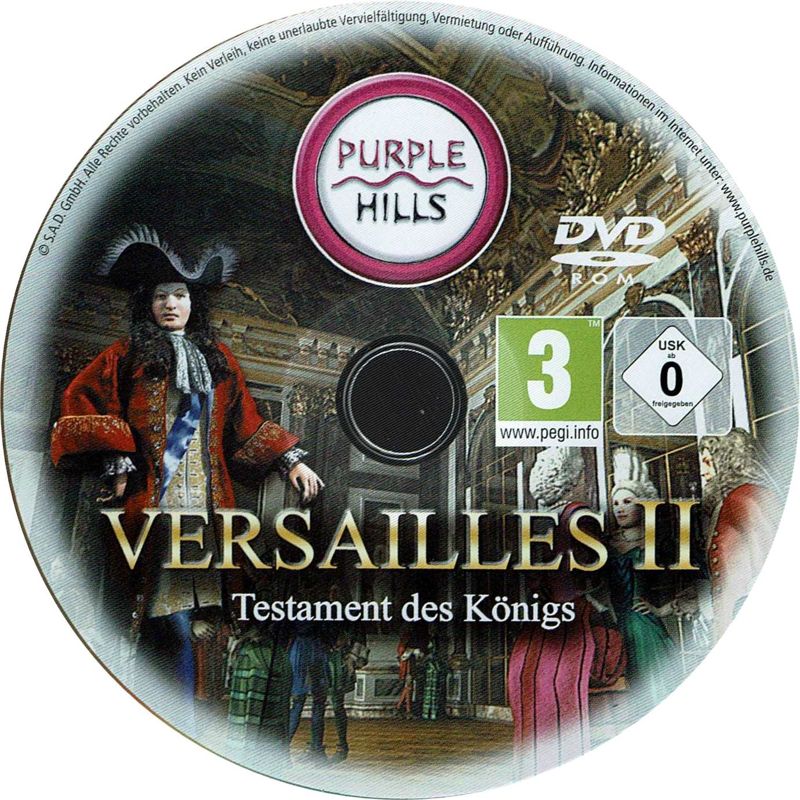 Media for Versailles II: Testament of the King (Windows) (Purple Hills release)