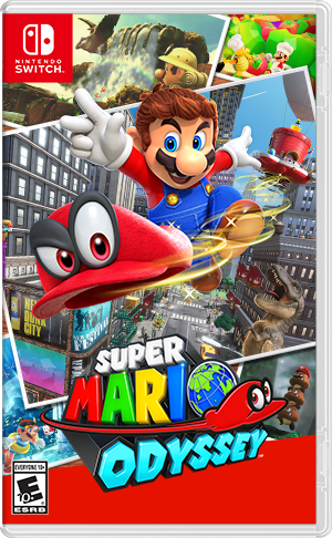 Front Cover for Super Mario Odyssey (Nintendo Switch) (download release): 1nd version