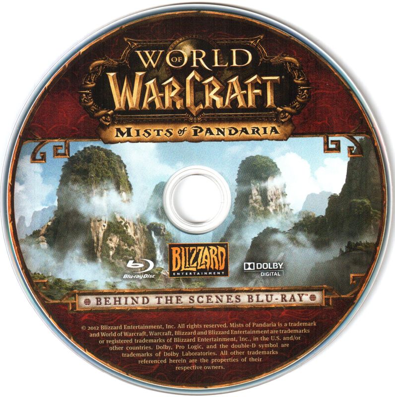 Extras for World of WarCraft: Mists of Pandaria (Collector's Edition) (Macintosh and Windows): Making of Video - Blu-Ray Disc