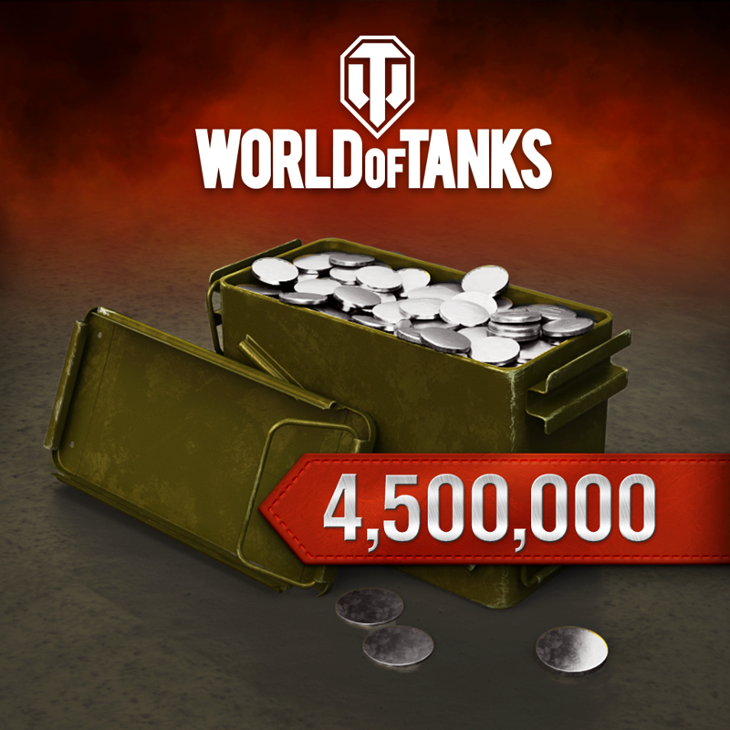 Front Cover for World of Tanks: 4.5 Million Silver Bundle (PlayStation 4) (download release)