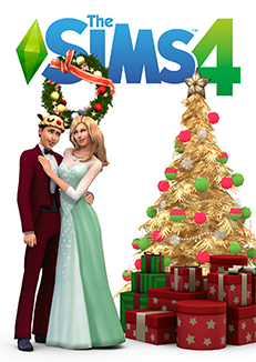 Front Cover for The Sims 4: Holiday Celebration Pack (Macintosh and Windows) (Origin release)
