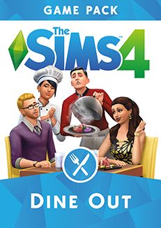 Front Cover for The Sims 4: Dine Out (Macintosh and Windows) (Origin release)