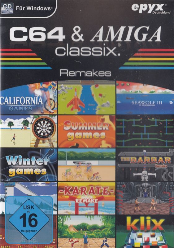 Front Cover for C64 & Amiga Classix Remakes (Windows)