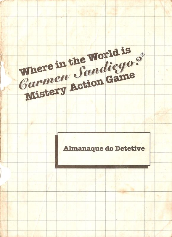 Other for Where in the World is Carmen Sandiego? (SEGA Master System): Detective's Almanac - Front