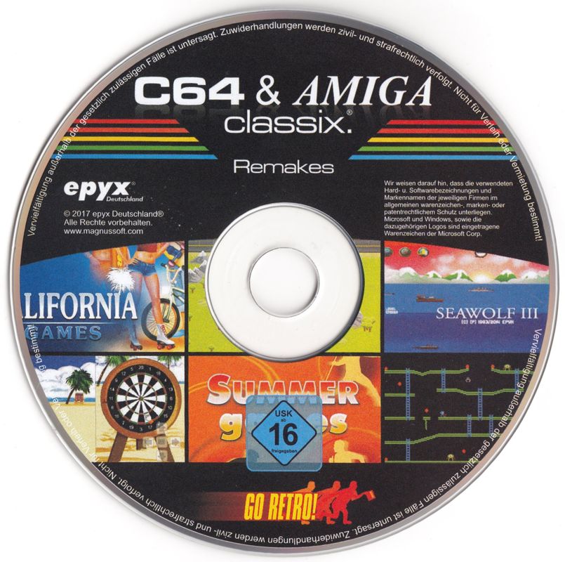 Media for C64 & Amiga Classix Remakes (Windows)