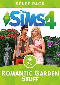 Front Cover for The Sims 4: Romantic Garden Stuff (Macintosh and Windows) (Origin release)