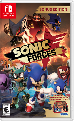 Front Cover for Sonic Forces: Digital Bonus Edition (Nintendo Switch) (download release)