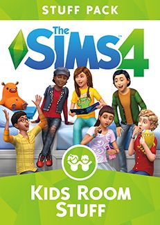 Front Cover for The Sims 4: Kids Room Stuff (Macintosh and Windows) (Origin release)