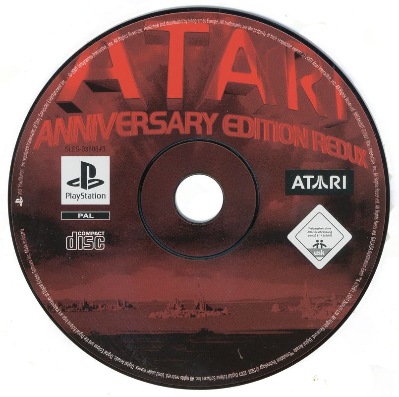 Media for Atari: Anniversary Edition (PlayStation)