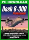 Front Cover for Dash 8-300 Professional (Windows) (Just Flight download release)