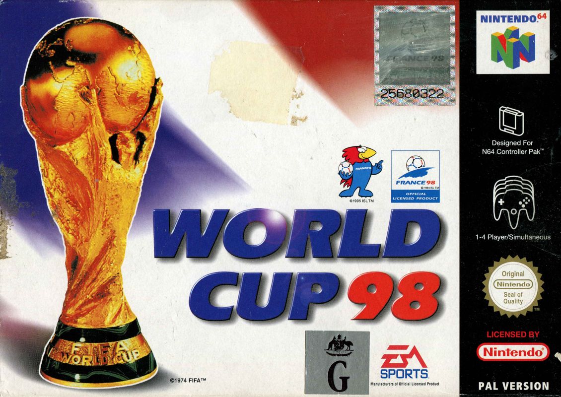 Front Cover for World Cup 98 (Nintendo 64)