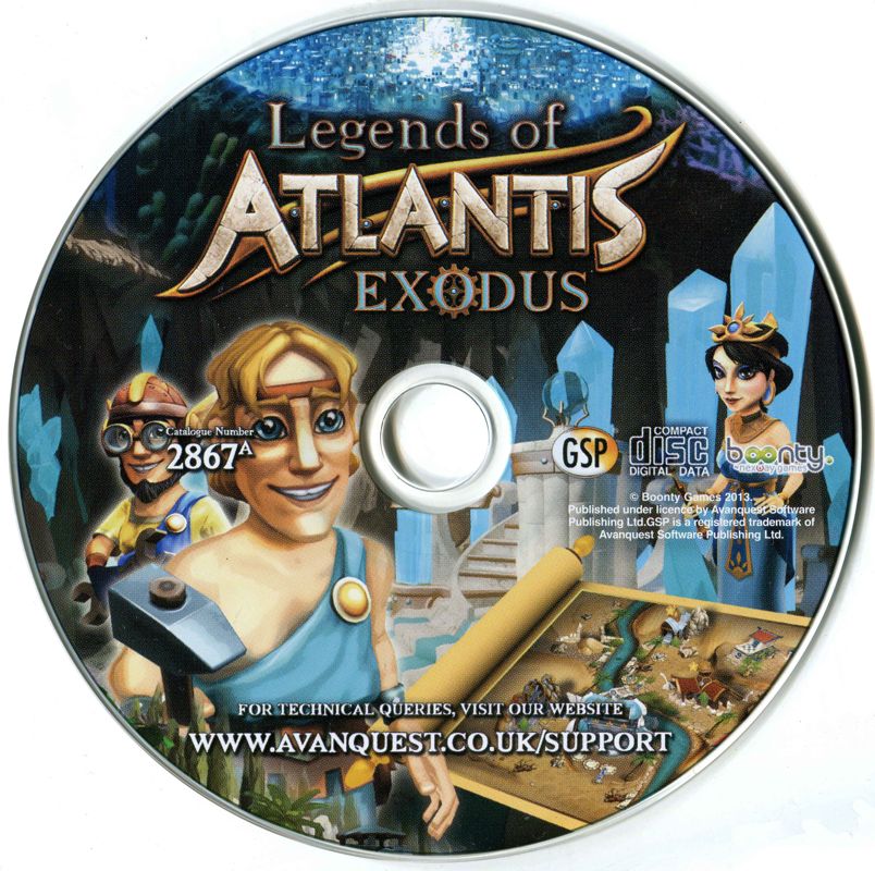 Media for Legends of Atlantis: Exodus (Windows) (Select Games release)