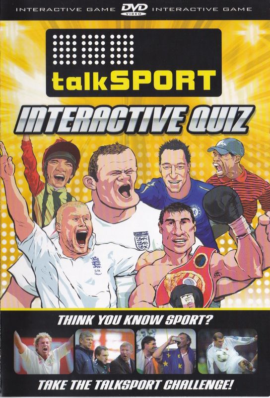 Manual for Talksport Interactive Quiz (DVD Player): Front