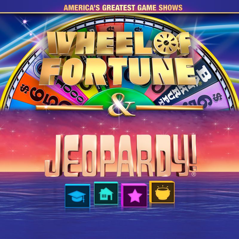 America's Greatest Game Shows: Wheel of Fortune & Jeopardy! promo art ...