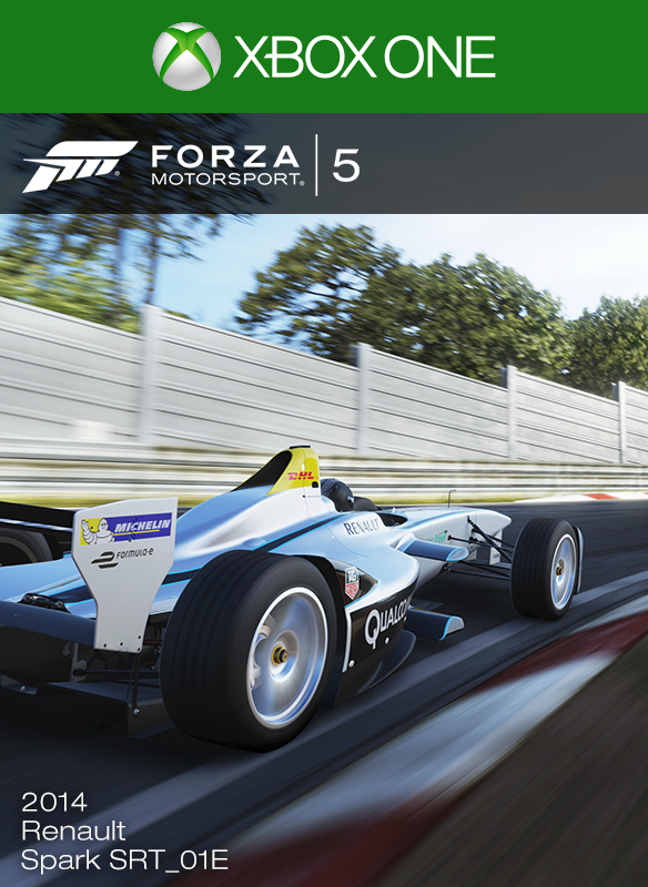 Front Cover for Forza Motorsport 5: 2014 Renault Spark SRT_01E (Xbox One) (download release): 1st version