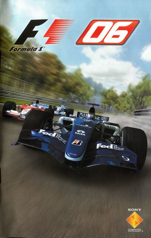 Manual for Formula One 06 (PlayStation 2): Front