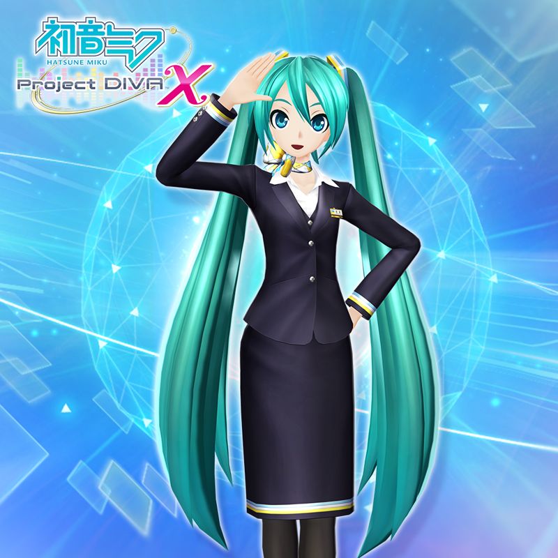 Front Cover for Hatsune Miku: Project DIVA X - Cabin Attendant Style 39 (PlayStation 4) (download release)