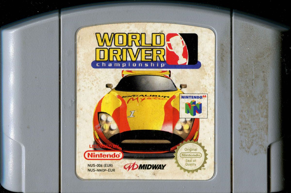World Driver Championship cover or packaging material MobyGames