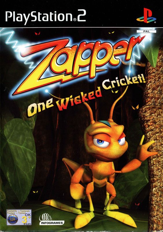 Front Cover for Zapper: One Wicked Cricket! (PlayStation 2)