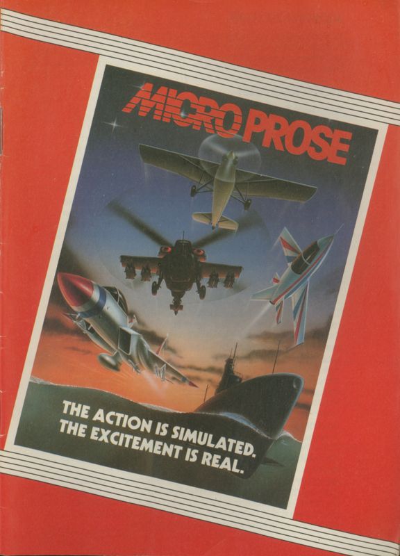 Manual for Gunship (ZX Spectrum): Front