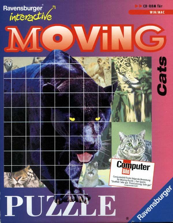 Front Cover for Moving Puzzle: Cats (Macintosh and Windows and Windows 3.x)