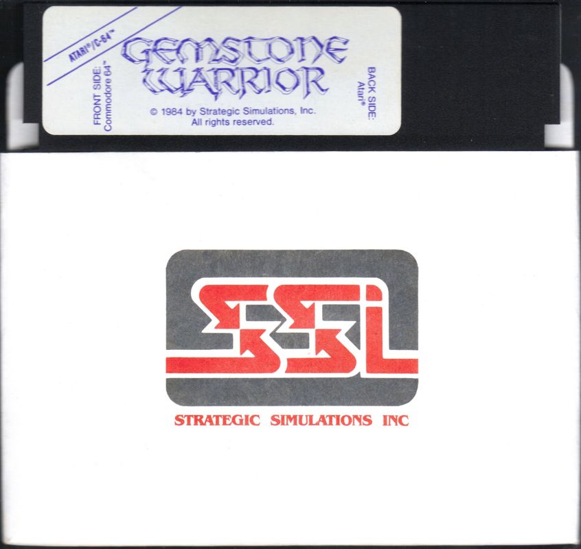 Media for Gemstone Warrior (Atari 8-bit and Commodore 64)