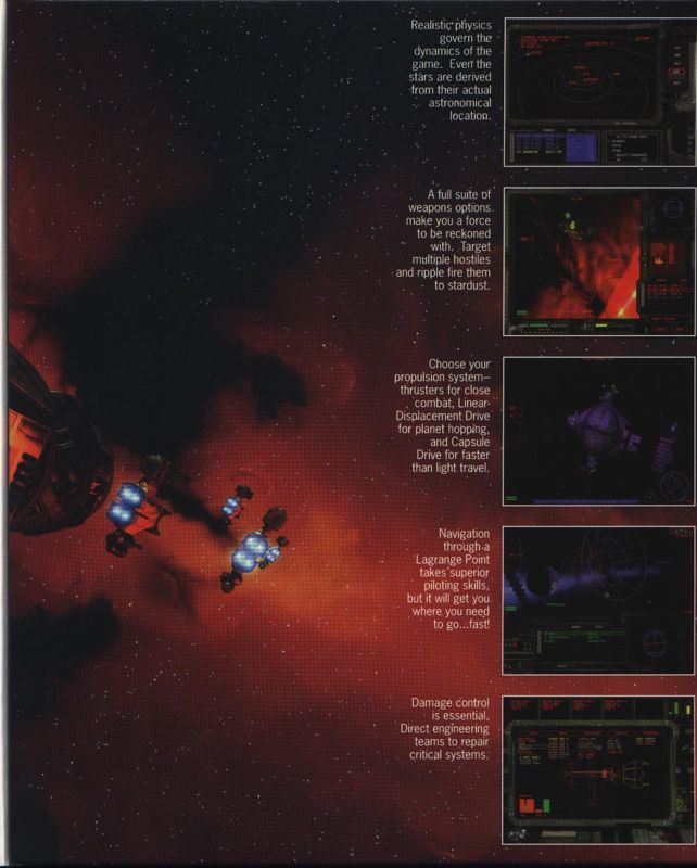 Inside Cover for Independence War: The Starship Simulator (Windows): Right Flap