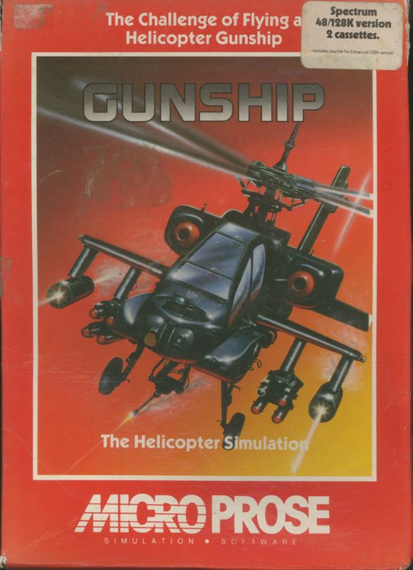 Front Cover for Gunship (ZX Spectrum)
