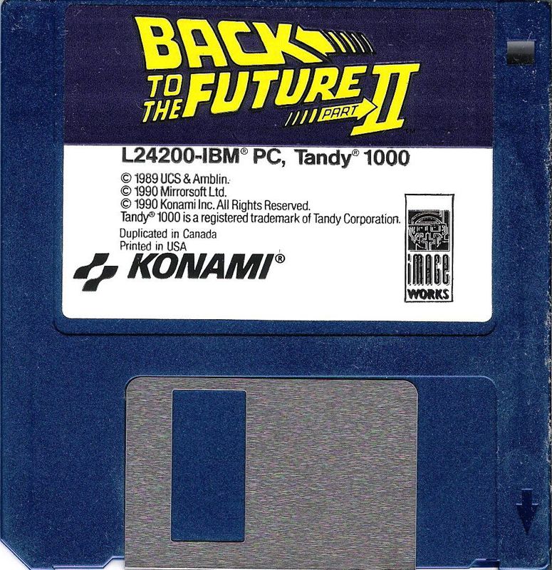 Media for Back to the Future Part II (DOS) (Dual Media Release): 3.5" Disk