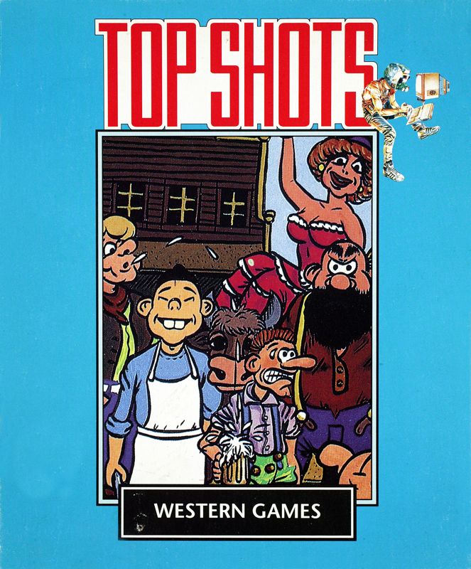 Front Cover for Western Games (Commodore 64) (Top Shots release)