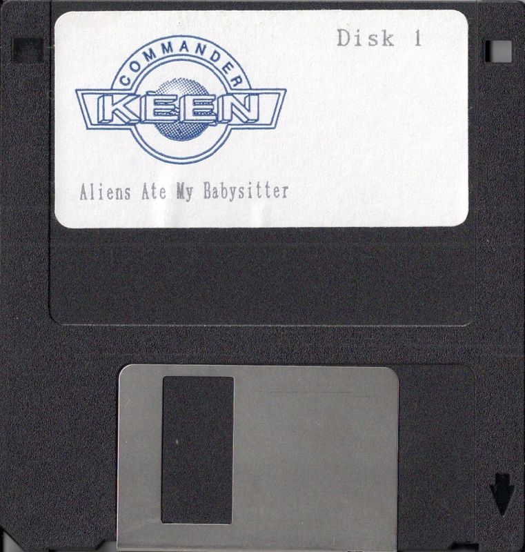 Media for Commander Keen: Aliens Ate My Babysitter! (DOS): Disk 1/2
