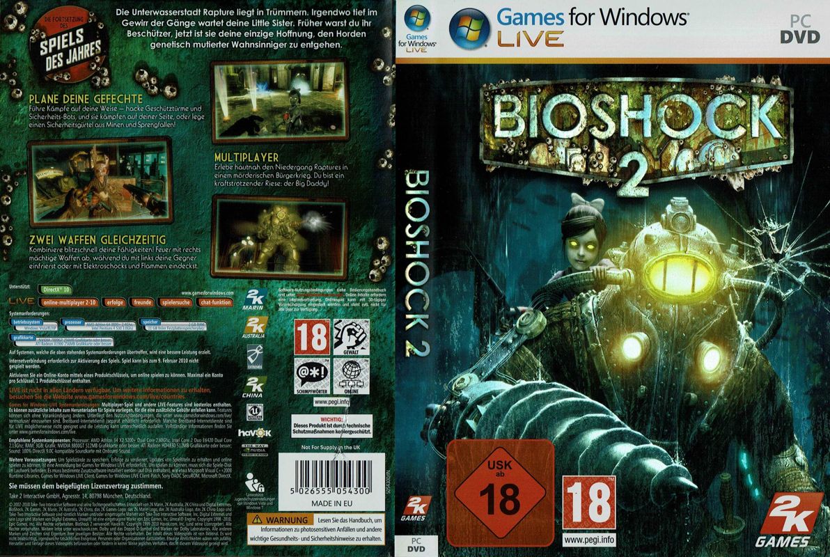 Full Cover for BioShock 2 (Windows)