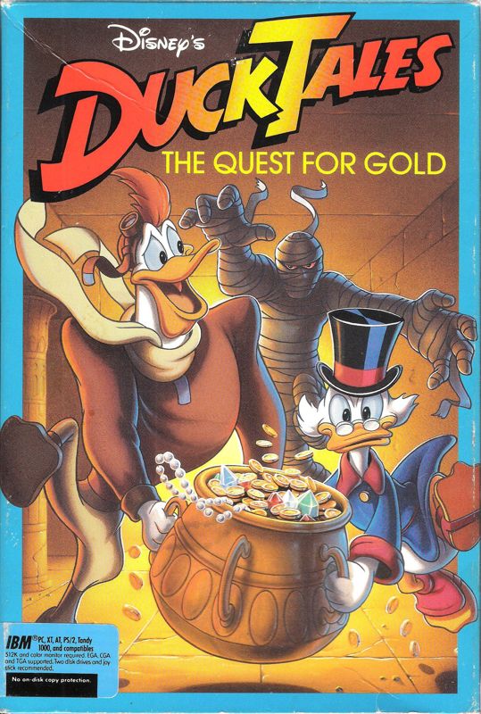 Front Cover for Disney's Duck Tales: The Quest for Gold (DOS) (Dual Media release)