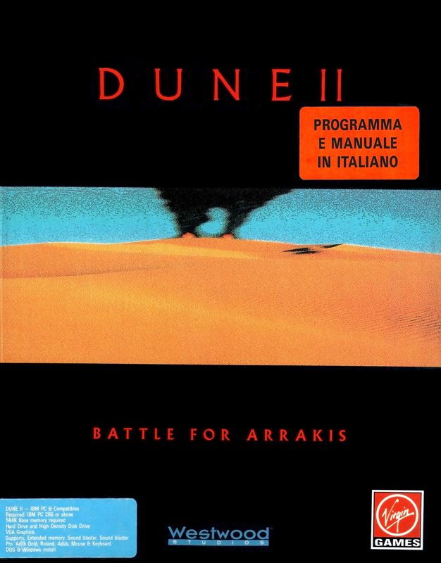 Front Cover for Dune II: The Building of a Dynasty (DOS)