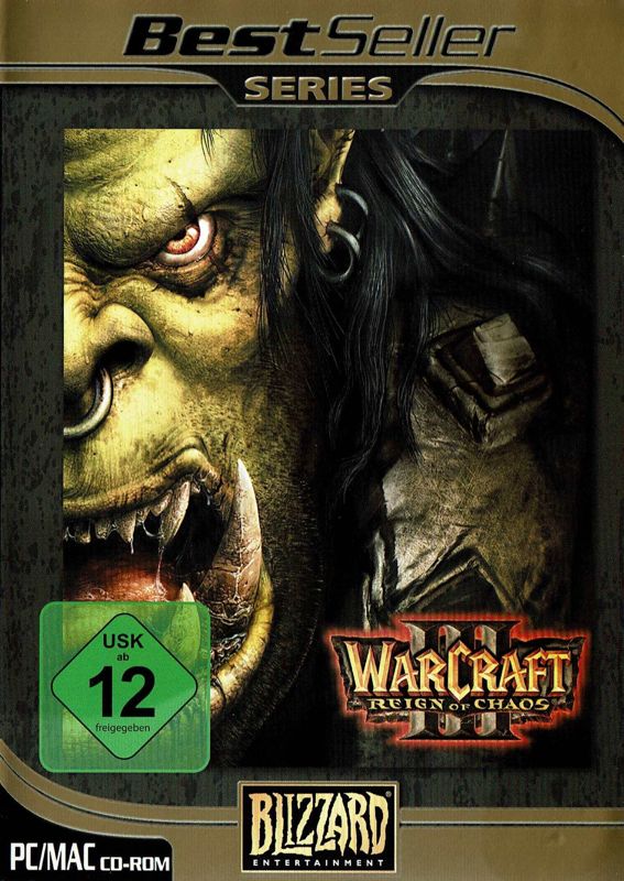 Front Cover for WarCraft III: Reign of Chaos (Macintosh and Windows) (BestSeller Series release (2009))