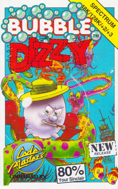 Front Cover for Bubble Dizzy (ZX Spectrum)