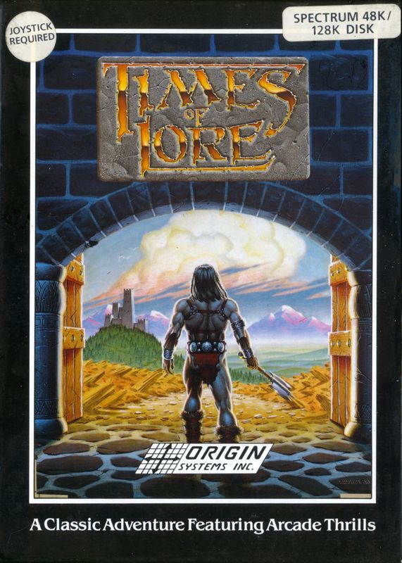 Front Cover for Times of Lore (ZX Spectrum) (Diskette version (48K/128K))