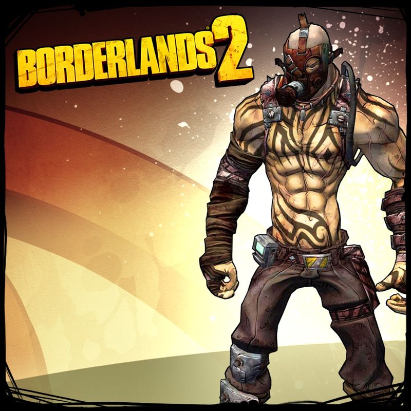 Front Cover for Borderlands 2: Psycho Dark Psyche Pack (PlayStation 3) (download release)
