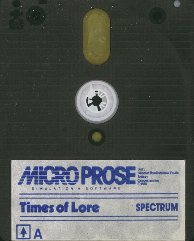 Media for Times of Lore (ZX Spectrum) (Diskette version (48K/128K))