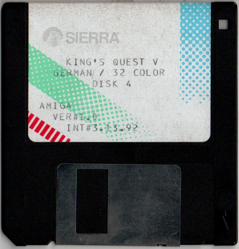 Media for King's Quest V: Absence Makes the Heart Go Yonder! (Amiga): Disk 4