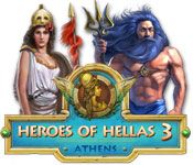 Front Cover for Heroes of Hellas 3: Athens (Windows) (Big Fish electronic release)