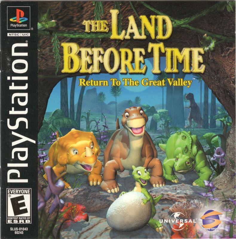 Front Cover for The Land Before Time: Return to the Great Valley (PlayStation)