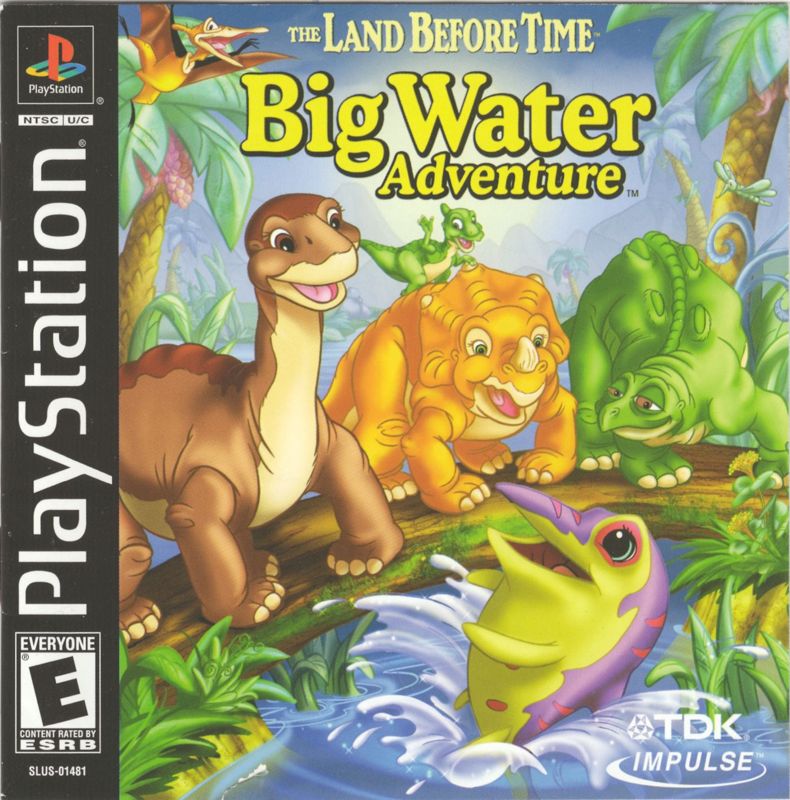 Front Cover for The Land Before Time: Big Water Adventure (PlayStation)