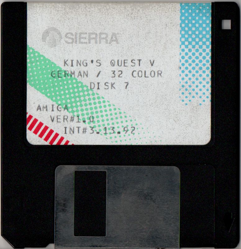 Media for King's Quest V: Absence Makes the Heart Go Yonder! (Amiga): Disk 7