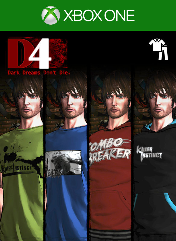 Front Cover for D4: Dark Dreams Don't Die - Killer Instinct Clothing Set (Xbox One) (download release): 1st version