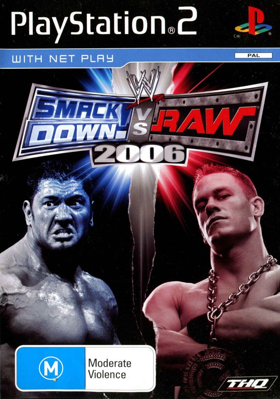 Front Cover for WWE Smackdown vs. Raw 2006 (PlayStation 2) (Alternate rating)
