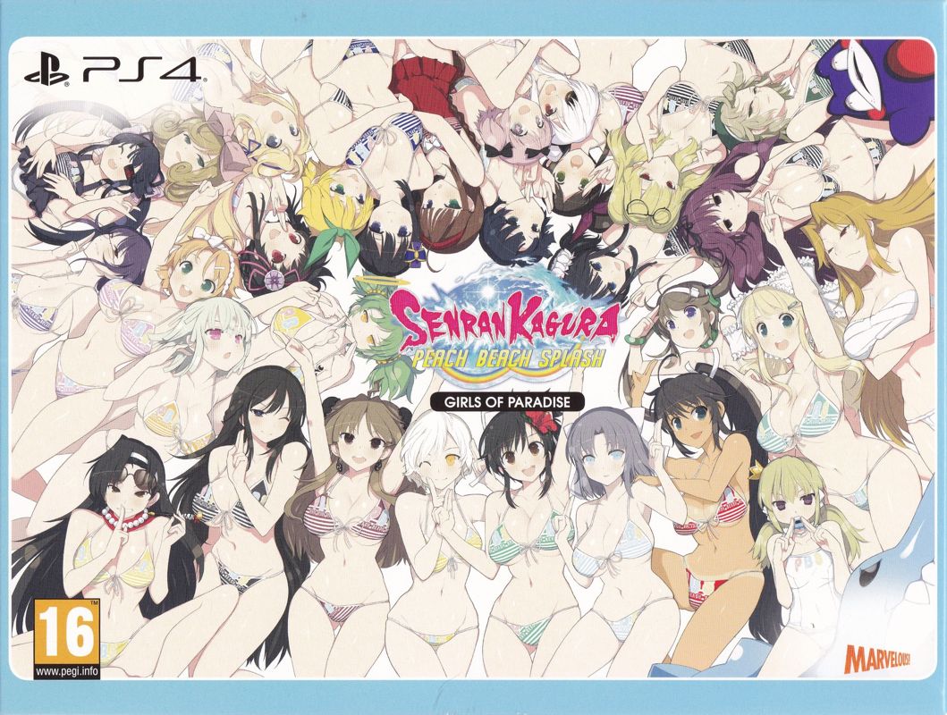 Front Cover for Senran Kagura: Peach Beach Splash (Girls of Paradise Edition) (PlayStation 4)