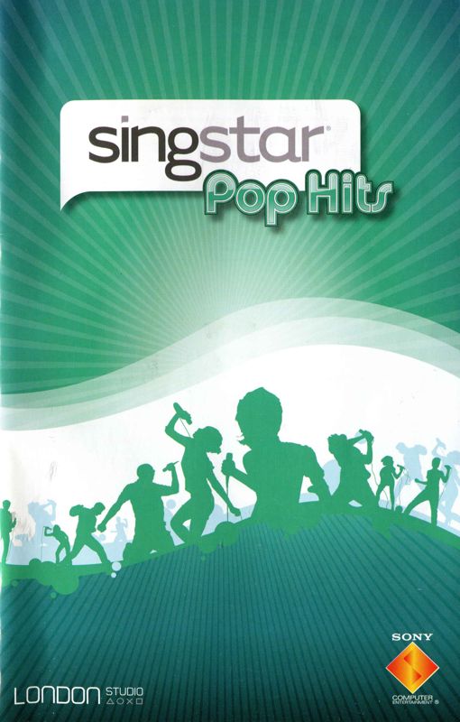 Manual for SingStar: Pop Hits (PlayStation 2): Front