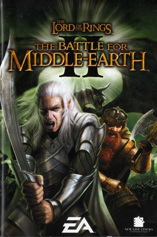 Manual for The Lord of the Rings: The Battle for Middle-earth II (Windows) (EA Classics release): front